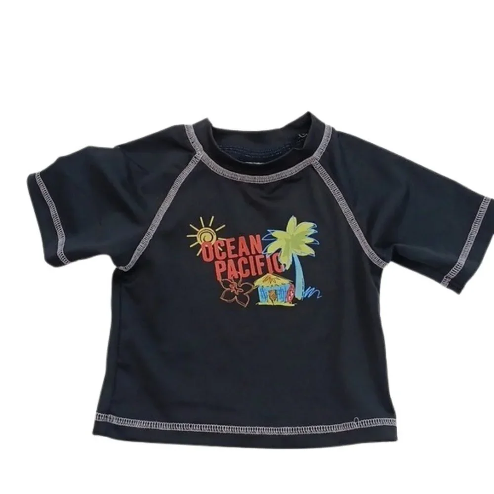 OP Rash Guard Beach Baby Boy Size 18 Months